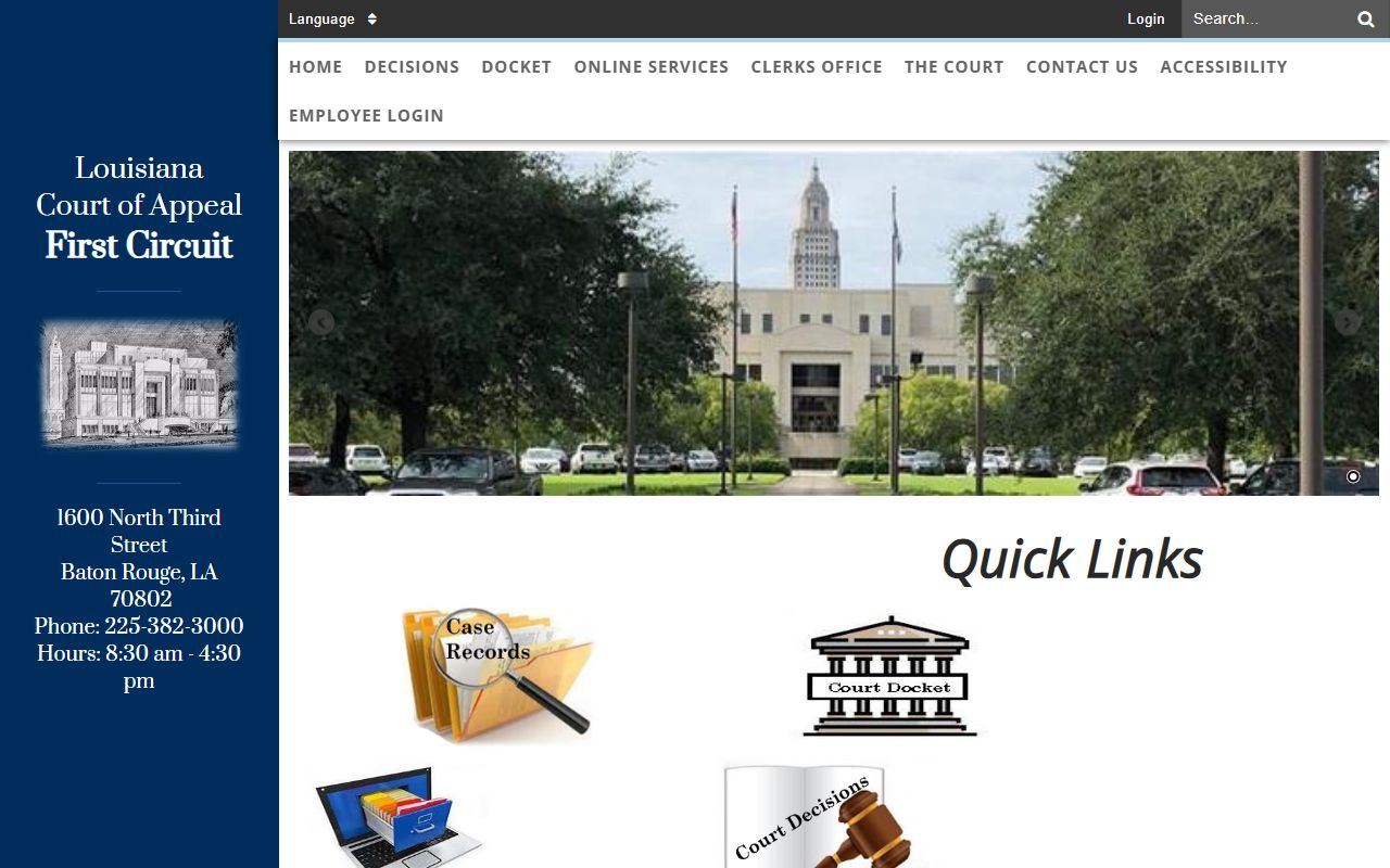 Ascension Parish arrest records and court charges Louisiana First Circuit appeal context
