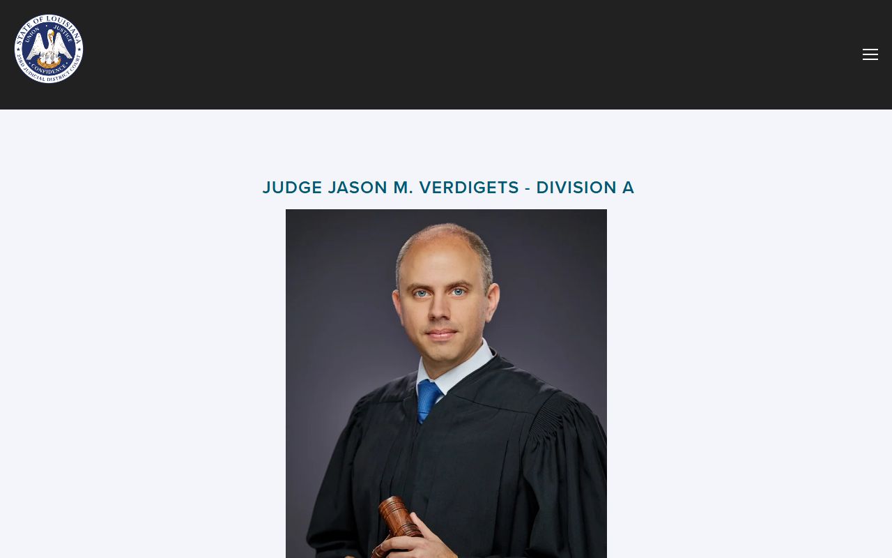 Ascension Parish court dockets 23rd JDC Division A information