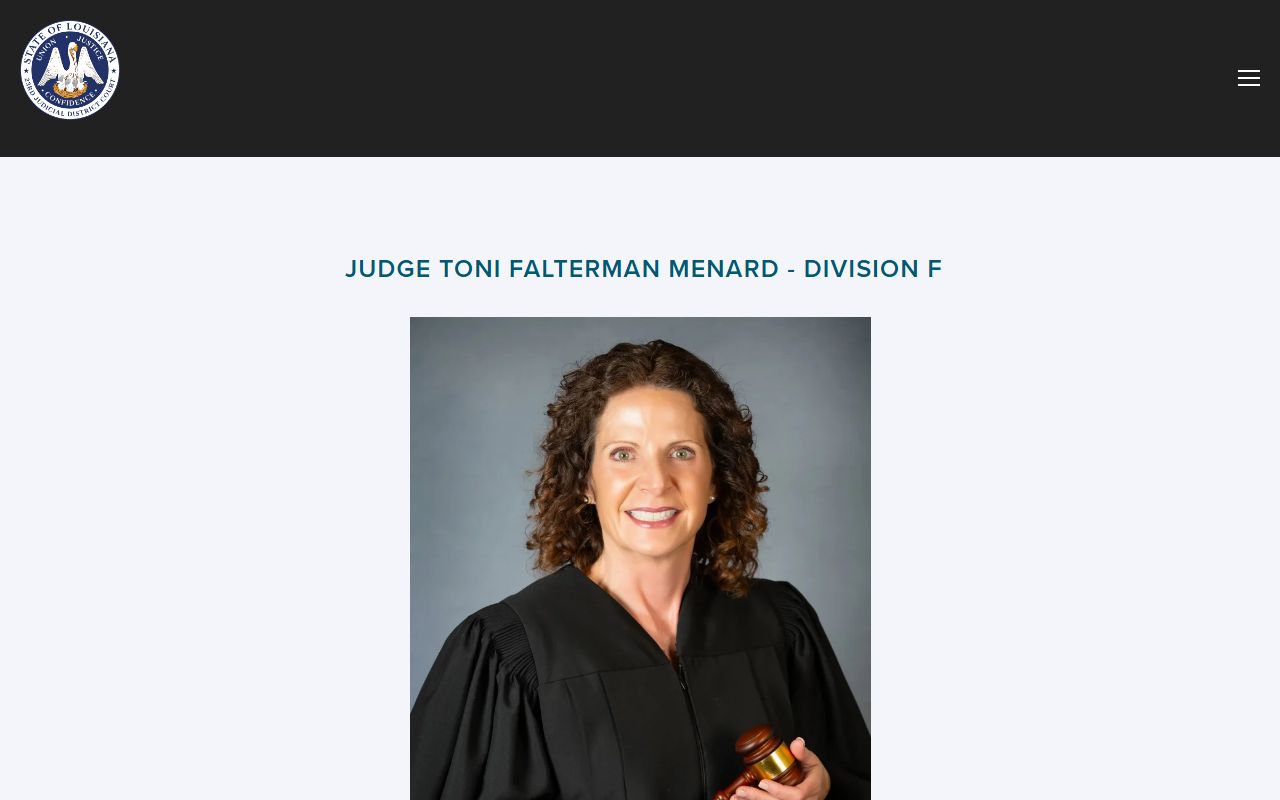 23rd Judicial District Court Division F page
